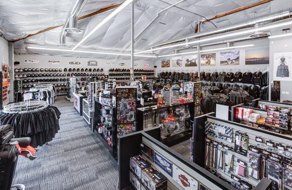 Renegade Classics new store, general view looking from the luggage department