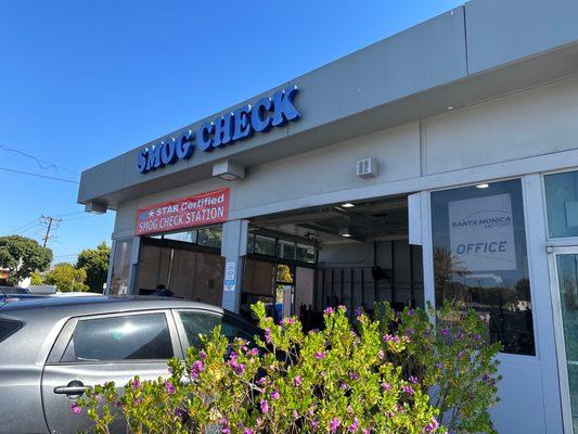 Front or smog check