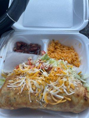 chicken chimichanga