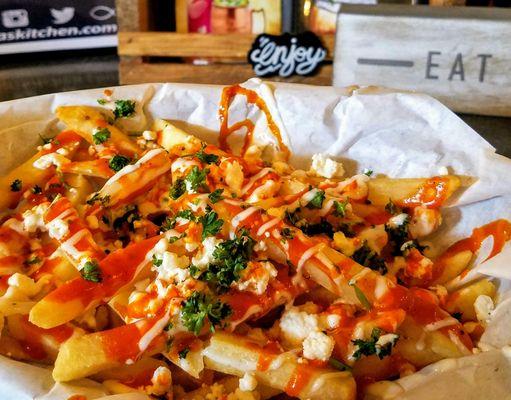 Spicy feta fries are my favorite!!