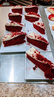 Red Velvet Cake Slices