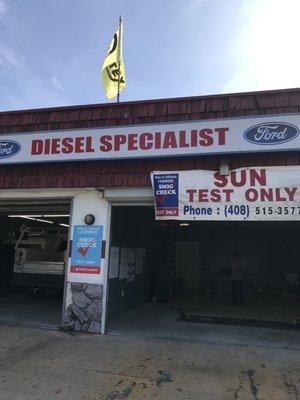 Sun Smog Test Only has moved to new location  Cartex 438 S. Bascom Ave SJ 95128 408-515-3577