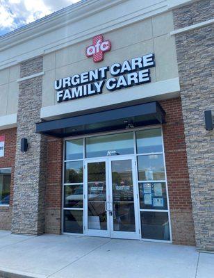 AFC Urgent Care Mooresville, NC - next to Firestone, and Williamson Road Dental Care