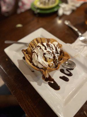 Fried ice cream