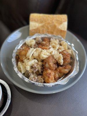 Fried shrimp and Calamari