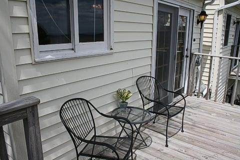 Private Patio of the Northwoods Suite (Photo Copyright: at the Water's Edge - from website)