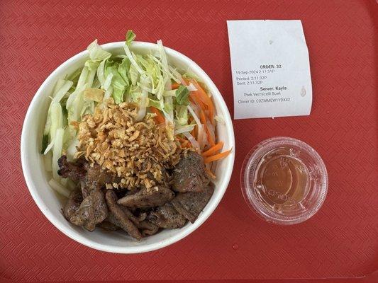 Pork Vermicelli Bowl