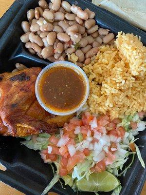 Insanely delicious smoked chicken meal | Nidia's Latin Grill | Dover FL | June 10, 2022