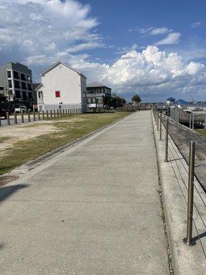 Walkways on the bay