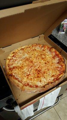 large cheese pie