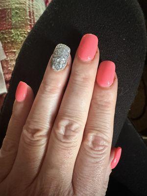 Dip Manicure at Lucky Nails and Spa