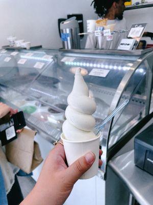 Vanilla soft serve