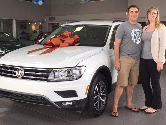 Standing proudly next to my brand new 2018 VW Tiguan!