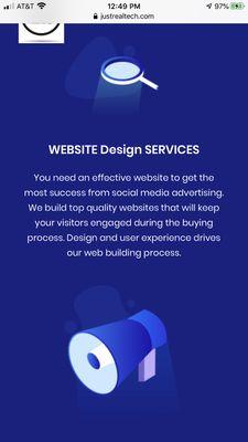 Website design