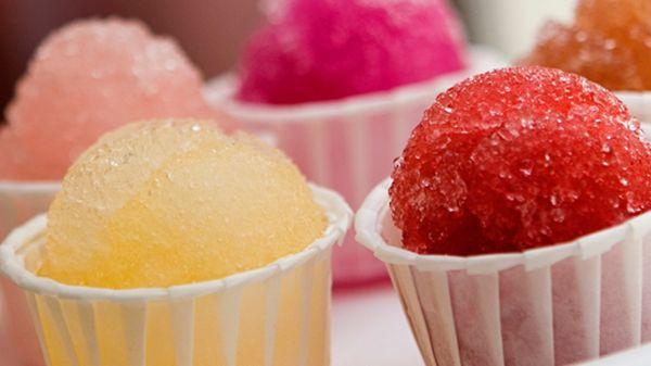 13 flavors of Snow Cones