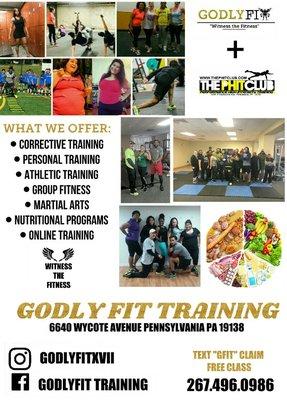 The Phit Club and Godly Fit have merged together to form Godly Fit Training. Call 267-496-0986 for info.