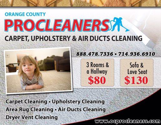 Carpet cleaning discounts