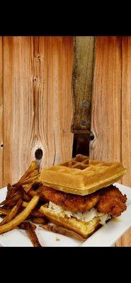 Chicken &Waffle Sandwich