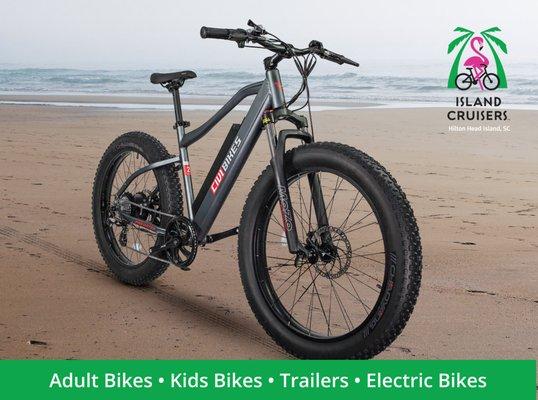 Rent electric bikes on Hilton Head Island.