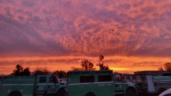 What a beautiful sky from our yard.