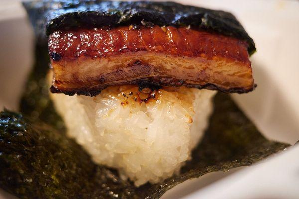 Unagi musubi ($13)