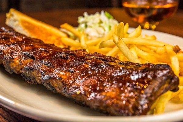 Tuesday Babyback Ribs, Fries & Slaw $15.50 After 4pm