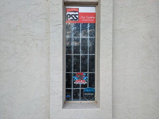 Window on McDowell Rd