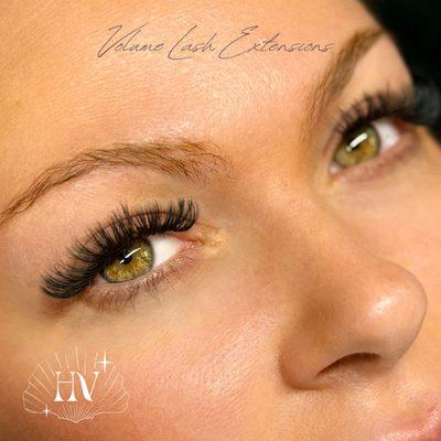 Full set Volume eyelash extensions #eyelashextensions