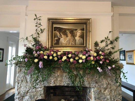 flowers for the fireplace