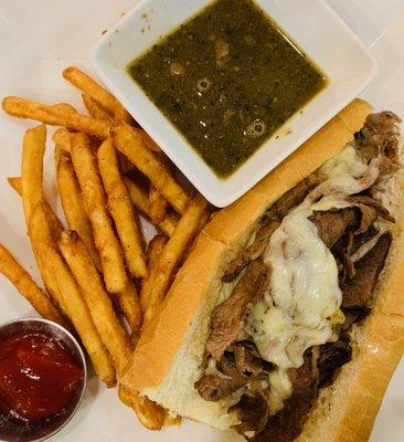 Prime rib dip special