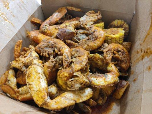 Super tasty Cajun spicy seafood!