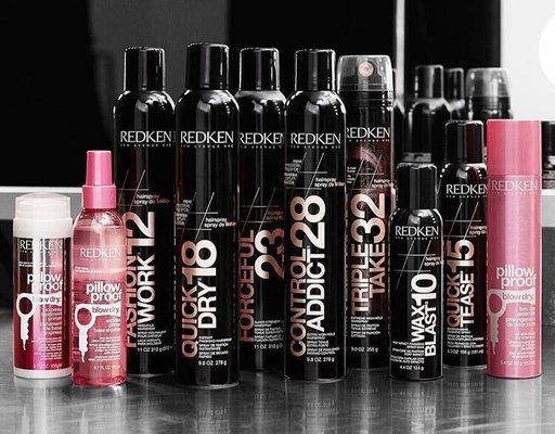 We are a Redken Elite salon and carry the full line of Redken and Pureology.