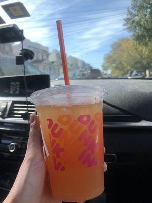 Peach Passion Fruit Dunkin' Refresher