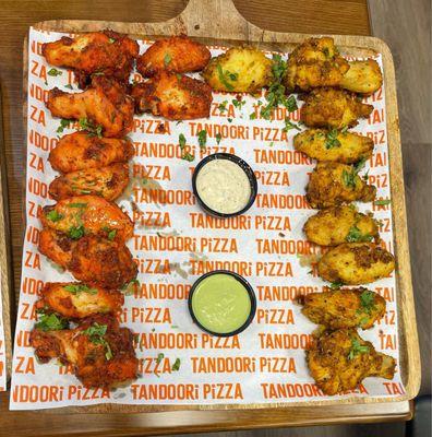 Achari wings & Tandoori Wings