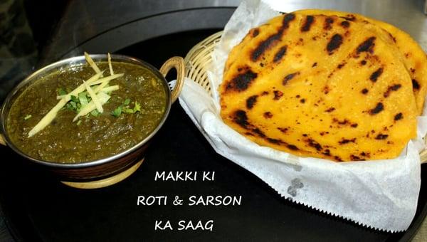 Makki di Roti and Sarson da Saag