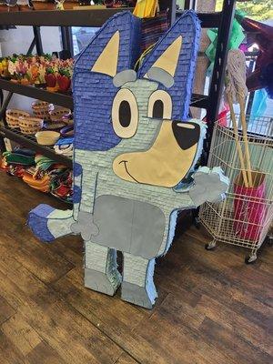 5-ft tall custom made Bluey piñata.