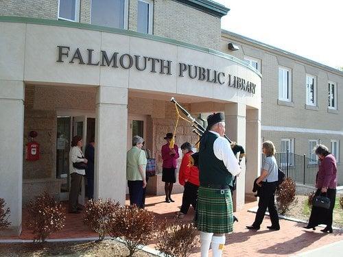 Falmouth Public Library & friend