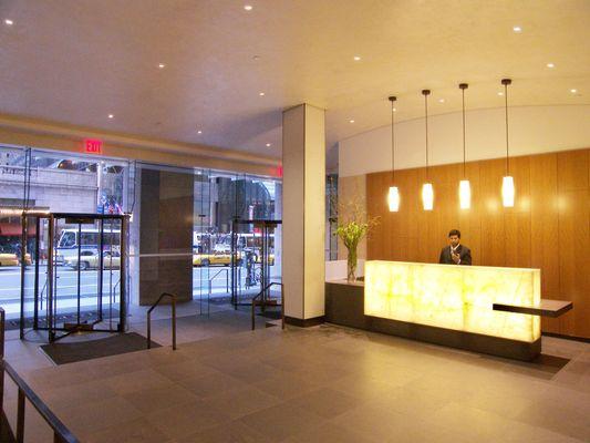 Alpha Corporate Sales lobby at 125 Park Avenue, New York City, NY 10017, USA