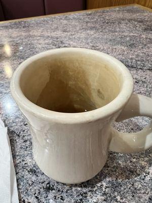 This is the cup that my tea was served in.