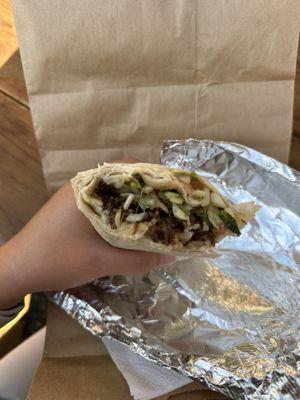 Small Bulgogi Beef Burrito