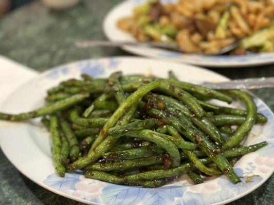 Szechuan style French bean