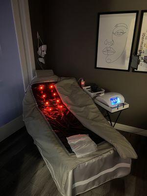 Want to loose weight and detox?  Our full infrared body wrap does just that!  You can book online check it out at  Www.skinbookings.com