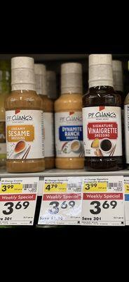 Smart & Final has a cool variety of dressing, sauces, condiments.