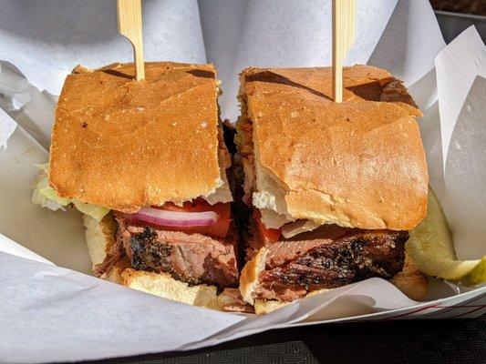 Brisket sandwich