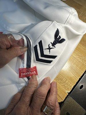 We specialize in military uniforms, patches hemming, and alterations