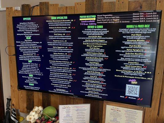 Updated menu prices 11-12-23