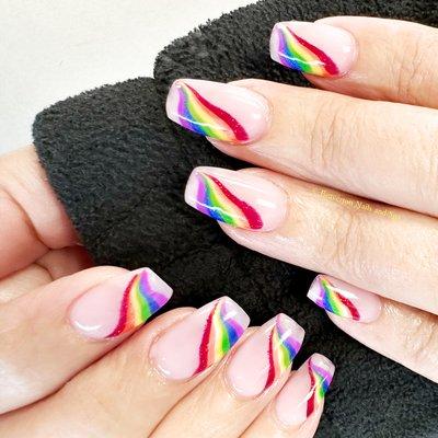 Pride month Nails design