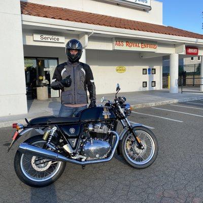 My new Royal Enfield Continental GT 650 'Twin'