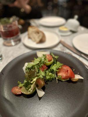 Heirloom tomato salad. Again lacking in elevation and flavor