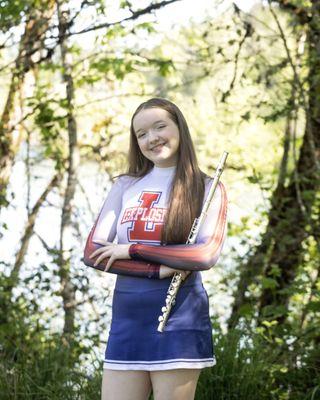 Outdoor Senior session. Incorporating dance and band.